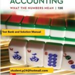 Accounting What the Numbers Mean 12th Edition By David Marshall and Wayne McManus and Daniel Viele © 2020 Test Banks and Solutions Manual 1 238x300 1