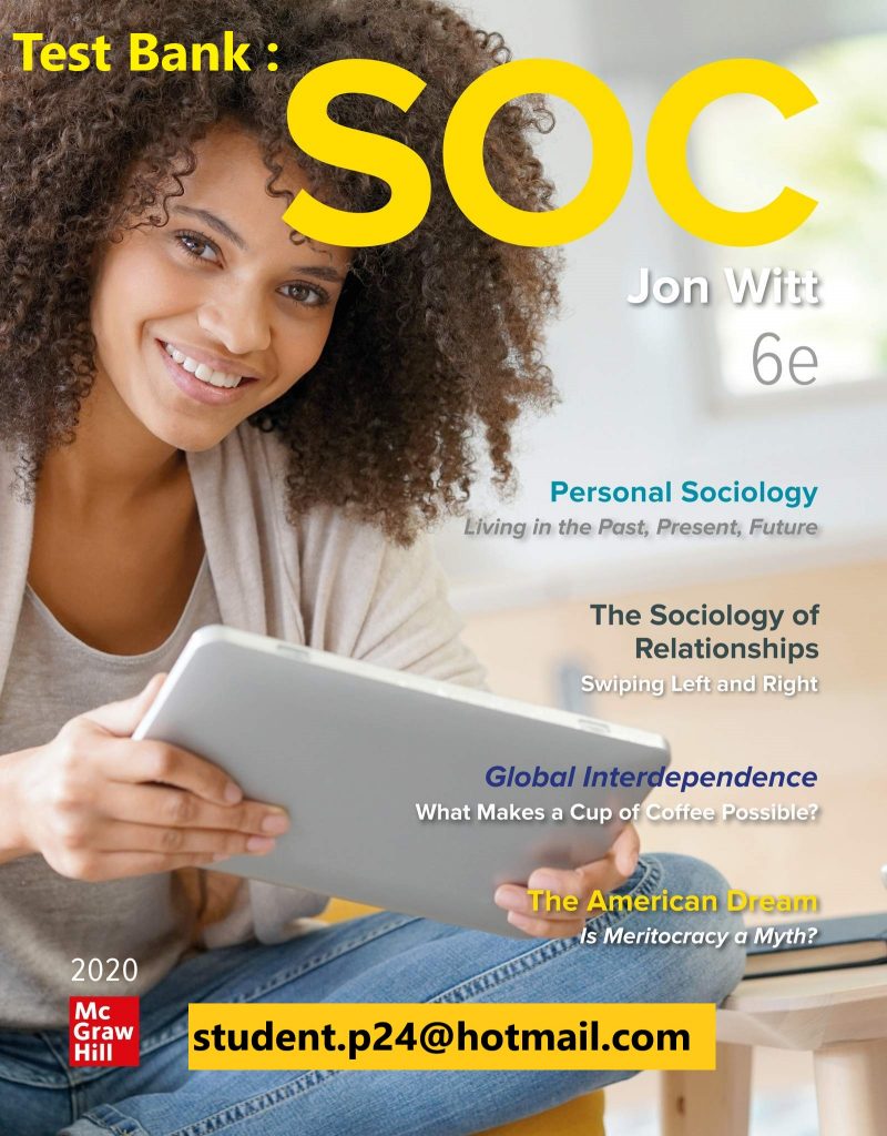 SOC 2020 6th Edition By Jon Witt © 2020 Test Bank and Solution Manual 800x1024 1
