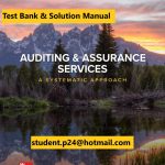 Auditing Assurance Services A Systematic Approach 11th Edition Messier Glover Prawitt 2019 Test Bank and Solution Manual