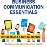 Business Communication Essentials Fifth Canadian Edition 5E Bovee Thill Scribner Test Bank and Solution Manual