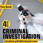 Criminal Investigation Fourth 4th Edition by Steven G. Brandl 2018 SAGE Publisher Test Bank scaled 1