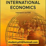 International Economics 13th Edition Dominick Salvatore Test Bank and Solution Manual 1