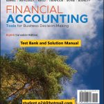 Financial Accounting Tools for Business Decision Making 8th Canadian Edition Kimmel Weygandt Kieso Trenholm Irvine Burnley Test Bank and Solution Manual