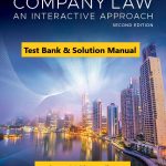 Company Law An Interactive Approach 2nd Edition Chapple Wong Baumfield Copp Cunningham Kamalnath Watson Harpur 2020 Solution Manual Test Bank